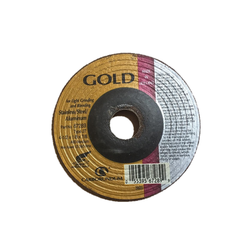 Blending Disc Type 27 (Depressed Center) 4-1/2" x 1/8" x 7/8" Carborundum 67289