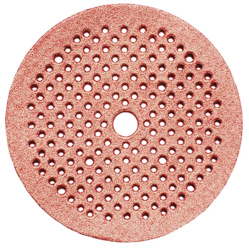 Sanding Discs 6" Multi Hole Clean Air Premier Red Grip-On 320 Grit  Carborundum 99331