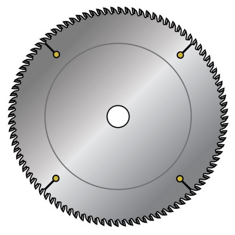 Dimar Nova 10" X 100 Tooth ATB Extra Thin 5/8" bore