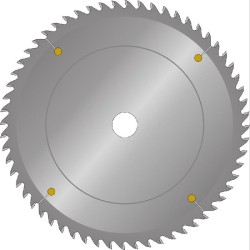 Dimar Nova 10" x 60 Tooth TCG Finishing 5/8" bore