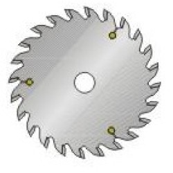 Nova 7-1/4" X 24 Tooth Carbide Tipped Saw ATB Blade