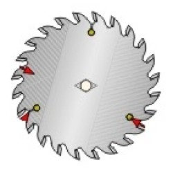 Woodpecker 7-1/2" X 40 Tooth Carbide Tipped Saw Blade