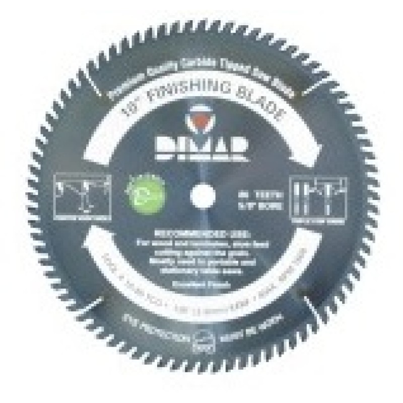Dimar Nova D-coat 12" x 72 Tooth TCG Cross Cut Saw