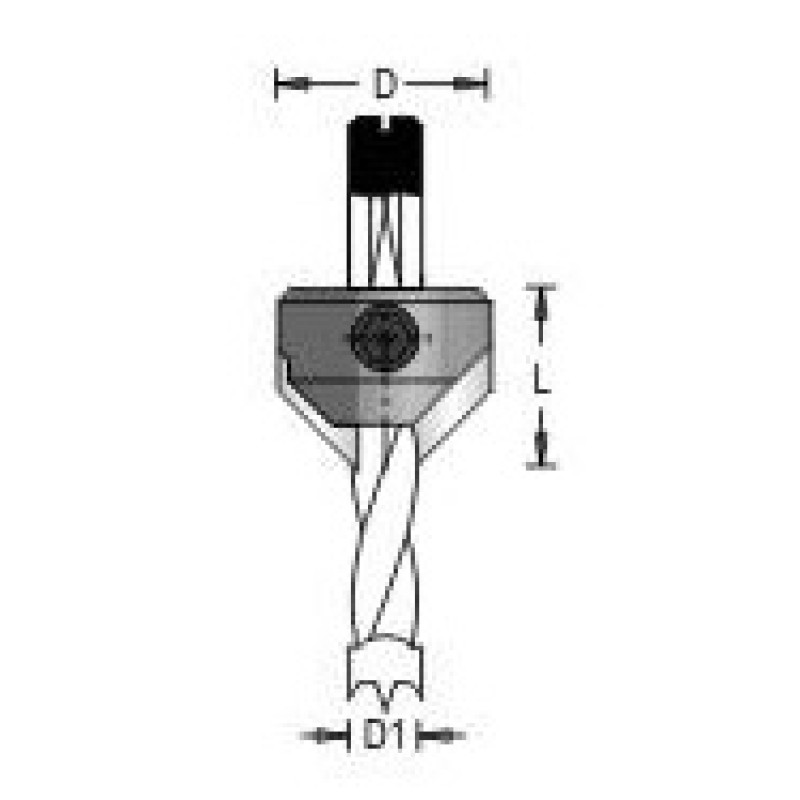 Carbide Tipped Countersink For Bkp Drill 8mm R.h. Dimar K8R