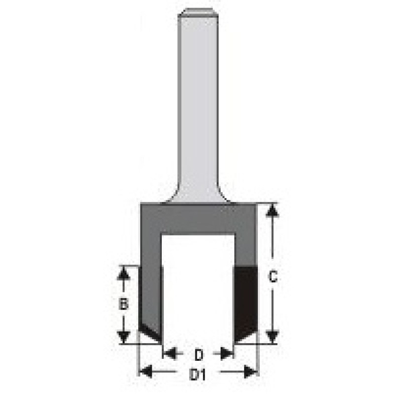 Carbide Tipped Plug Cutter 3/8" Dia.x 5/8"x1/4" Dimar PC10C