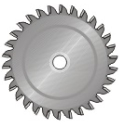 Nova 115mm X 24 Tooth X 3.9mm Kerf X 7/8" Bore Grooving Blade