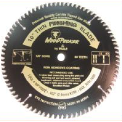 Dimar Woodpecker 10" X 80 Tooth TCG Thin Kerf 5/8" bore