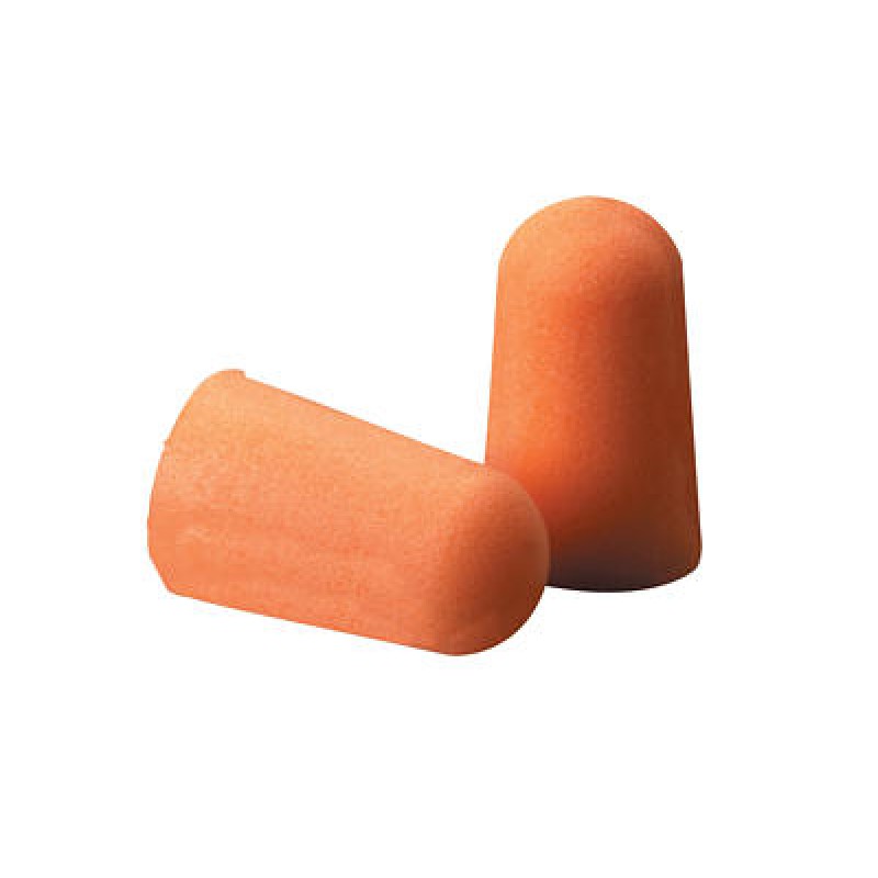 3M 1100 Foam Ear Plugs – Disposable Hearing Protection (Orange)