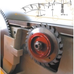 Nova 100mm Scoring Saw Blades For D-leader Dimar 100ADJ