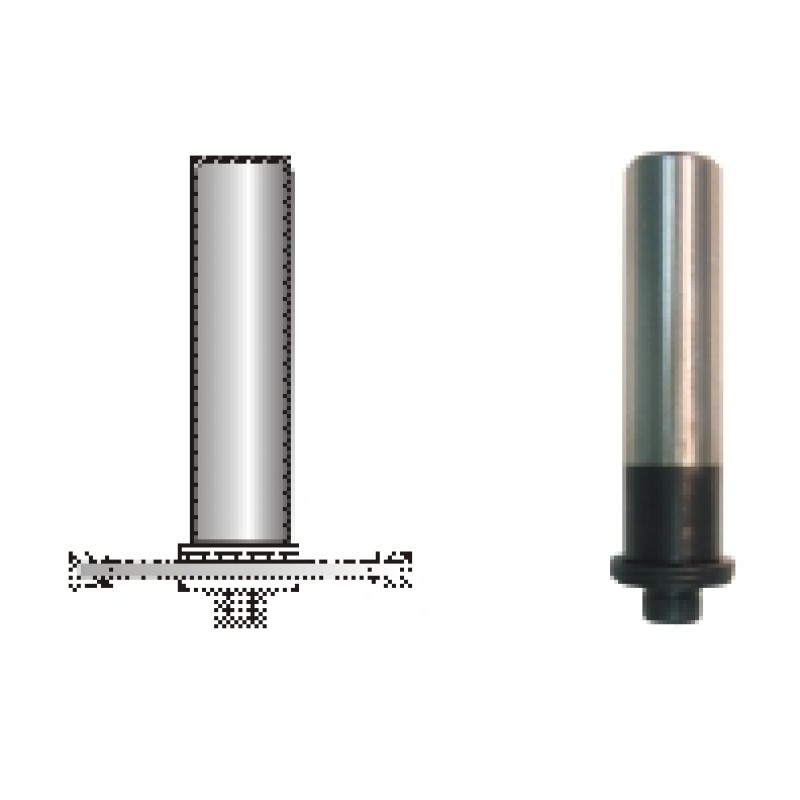 1/2" C.n.c. Shaft For 3-wing Cutters Dimar 108R-12CNC