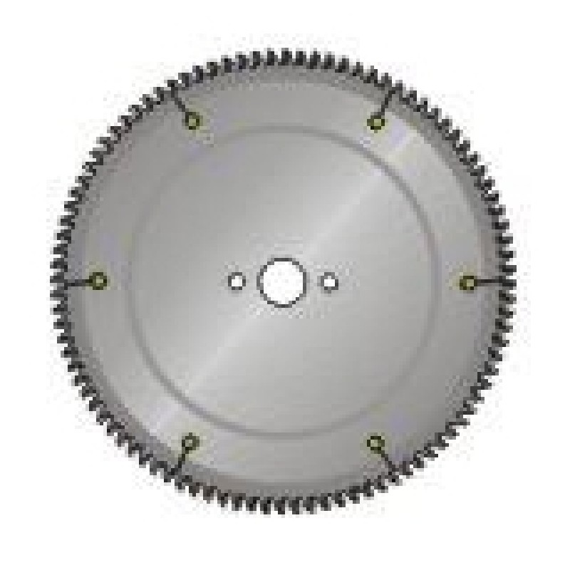Dimar Nova DMax 12" x 96 Tooth Melamine 30mm Bore+2 pin holes