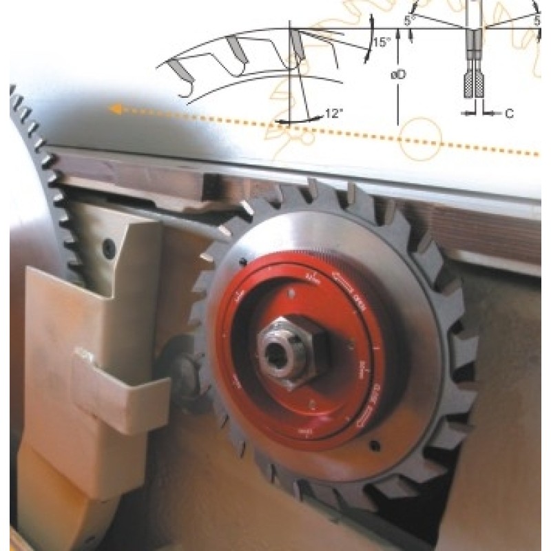 Nova 120mm Adjustable Scoring Blade 120x20mm Bore Dimar 120-ADJ-20SCOR