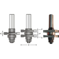Angular Tongue And Groove Set Dimar 143R8-40