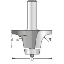 Rounding Over Undermount Dimar 153R8-54