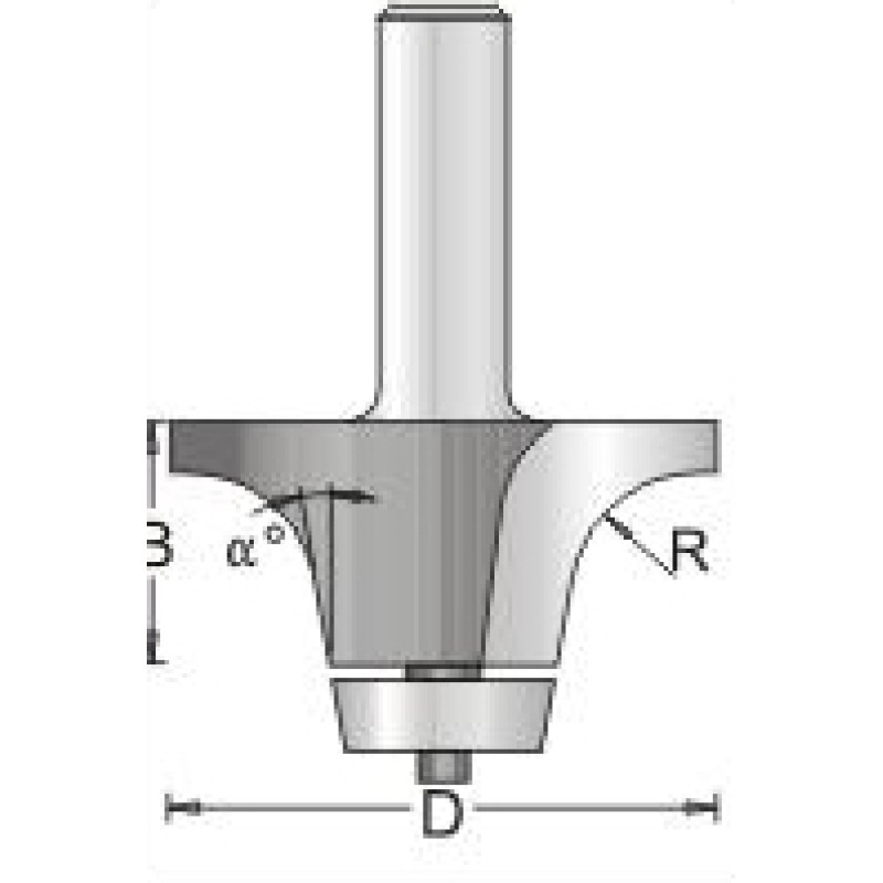 Rounding Over Undermount Dimar 153R8-54