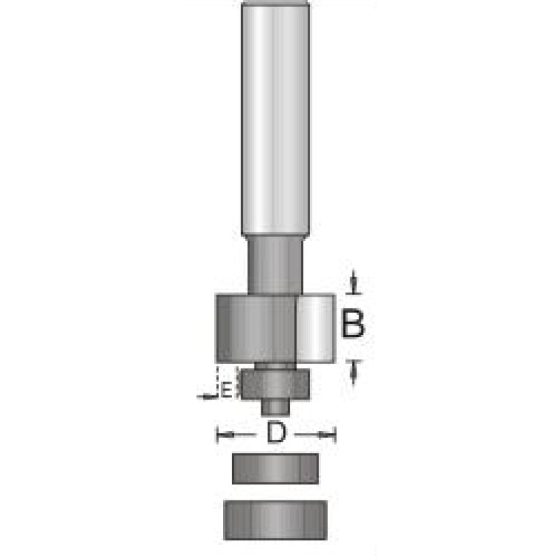 Face Inlay Bit Dimar 154R8-6-2