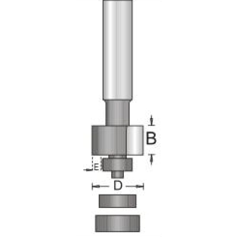Face Inlay Bit Dimar 154R8-6-3