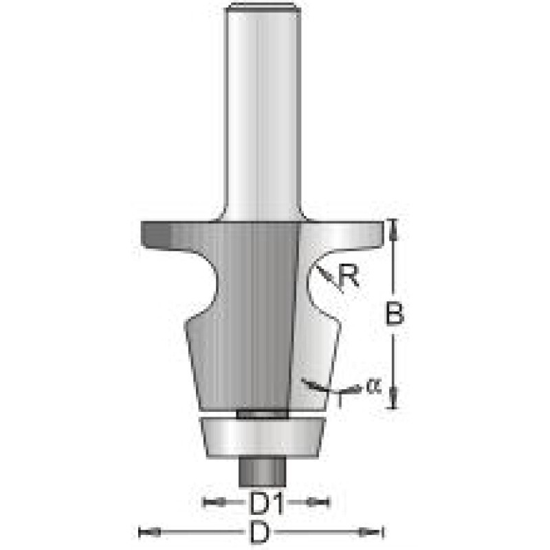Undermount Profile Bowl Bit Dimar 155R8-42