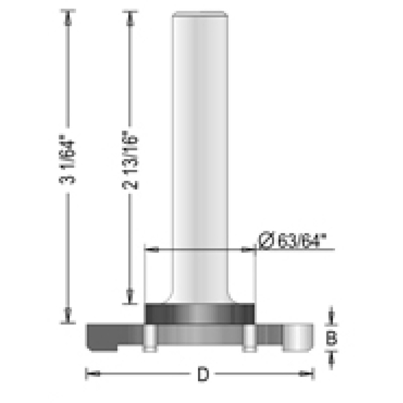 Trim Bit Dimar 163R8-52