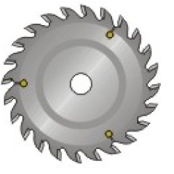 Scoring Saw 180x30x4.4-5.4x45 Dimar 180304445