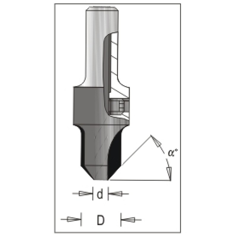 Countersink For 200-ct-6a Assembly Dimar 200-CT-6