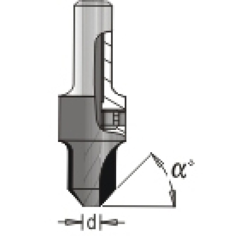 Carbide Tipped Countersink Dimar 202-CT-3B