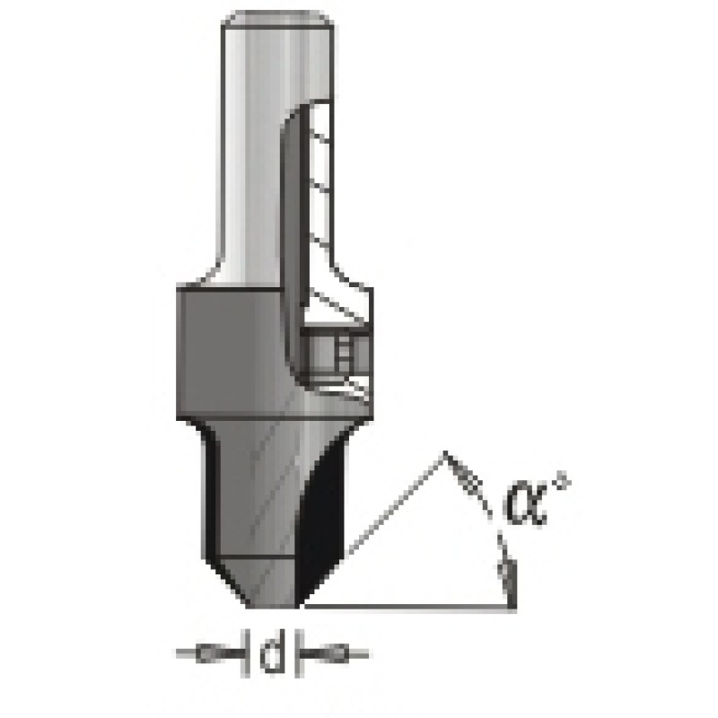 Carbide Tipped Countersink Dimar 202-CT-5B
