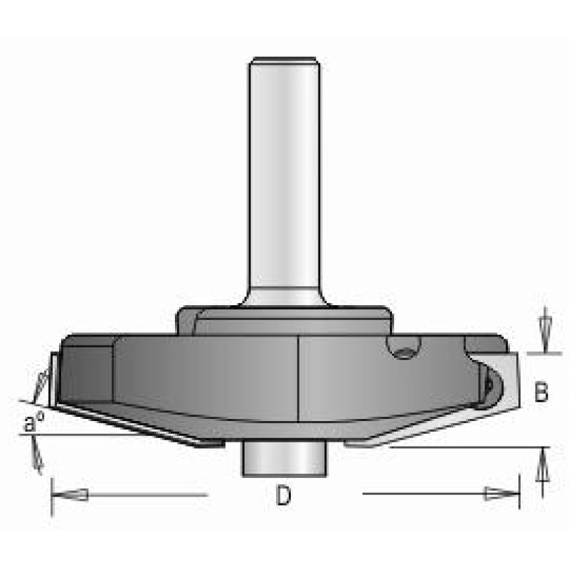 26R885 Raised Panel Insert Bit 1/2" Shank