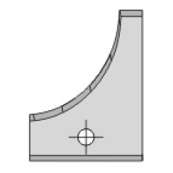 Insert Knife 25mm Radius Dimar 3108925