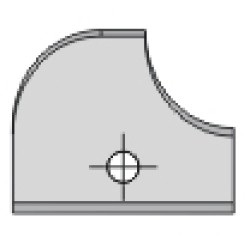 Insert Knife For K912 Cutters R=12mm Dimar 3108952