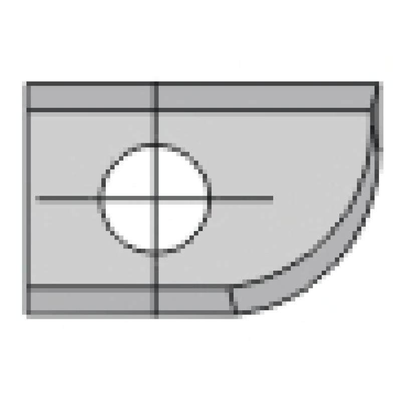 3112006 Solid Carbide Knife 13.7x9x1.5(mm) Dimar