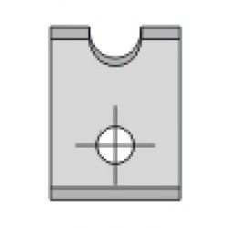 Insert Bull Nose Knife 3mm Radius Dimar 3124003