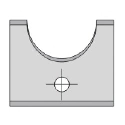 Insert Bull Nose Knife 10mm Radius Dimar 3124010
