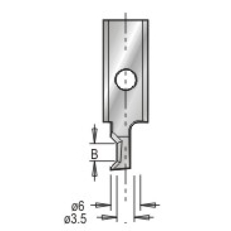 3185003 Insert Knife Cutting and Chamfering 5mm