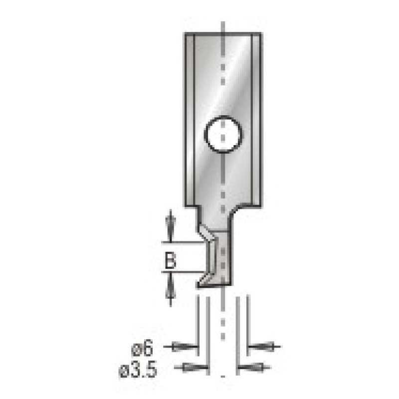 3185013 Insert Knife Cutter and Chanfering 5mm