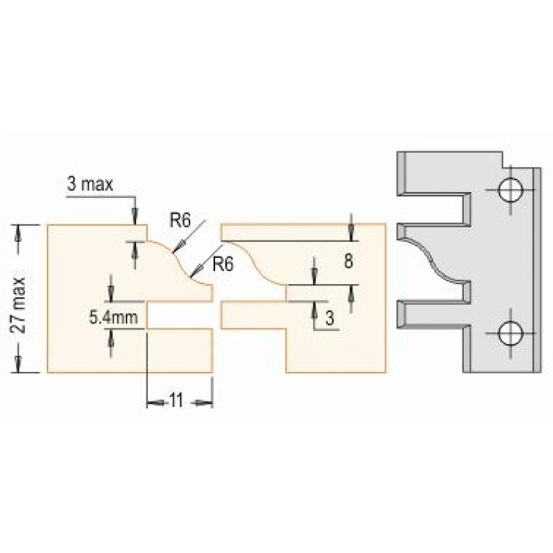 Insert Knife For K142c-3b Dimar 3208182
