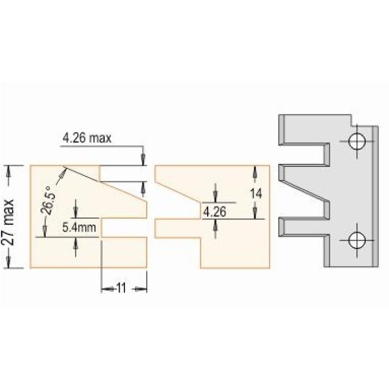 Insert Knife For K142c-4b Dimar 3208183