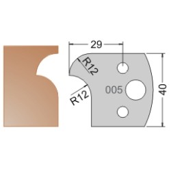 #005 40mm Knives For MPC Multi Profile Cutter (Set of 2) Dimar 3300540