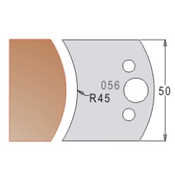#056 50mm Knives For MPC Multi Profile Cutter (Set of 2) Dimar 3305650