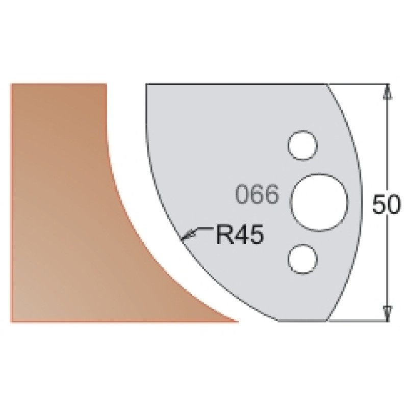 #066 50mm Knives For MPC Multi Profile Cutter (Set of 2) Dimar 3306650