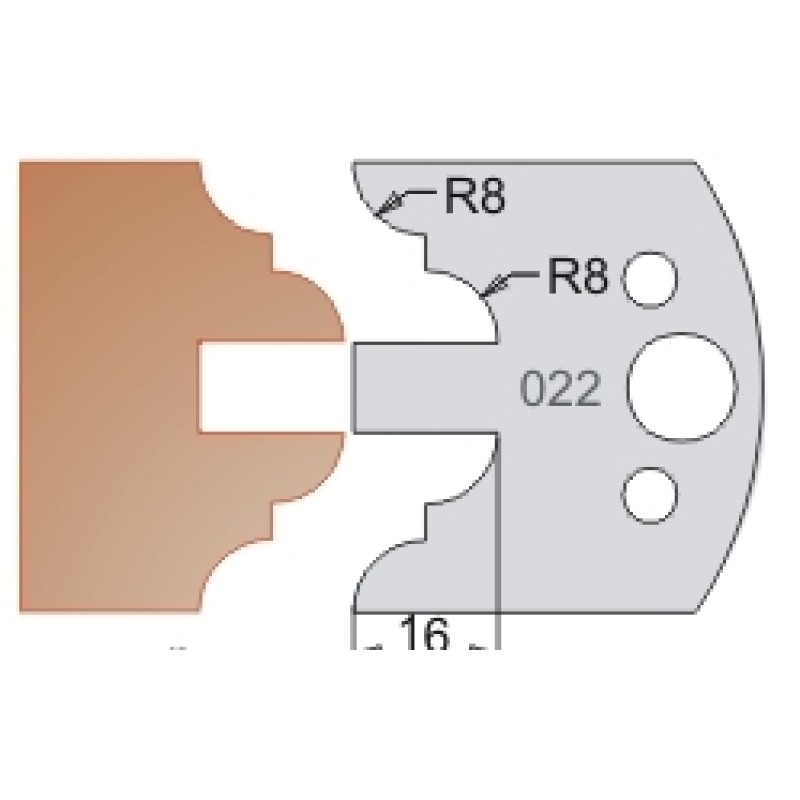 #022 50mm Limiters For MPC Multi Profile Cutter (Set of 2) Dimar 3402250