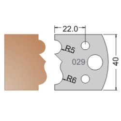 #029 40mm Limiters For MPC Multi Profile Cutter (Set of 2) Dimar 3402940