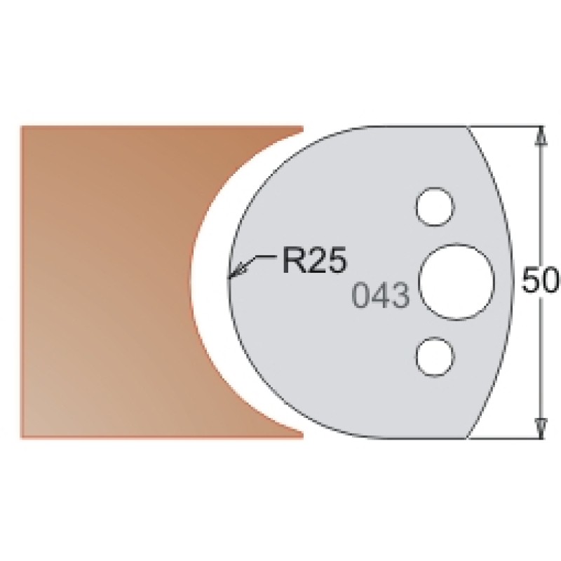 #043 50mm Limiters For MPC Multi Profile Cutter (Set of 2) Dimar 3404350