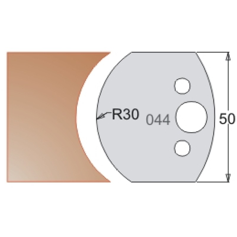 #044 50mm Limiters For MPC Multi Profile Cutter (Set of 2) Dimar 3404450