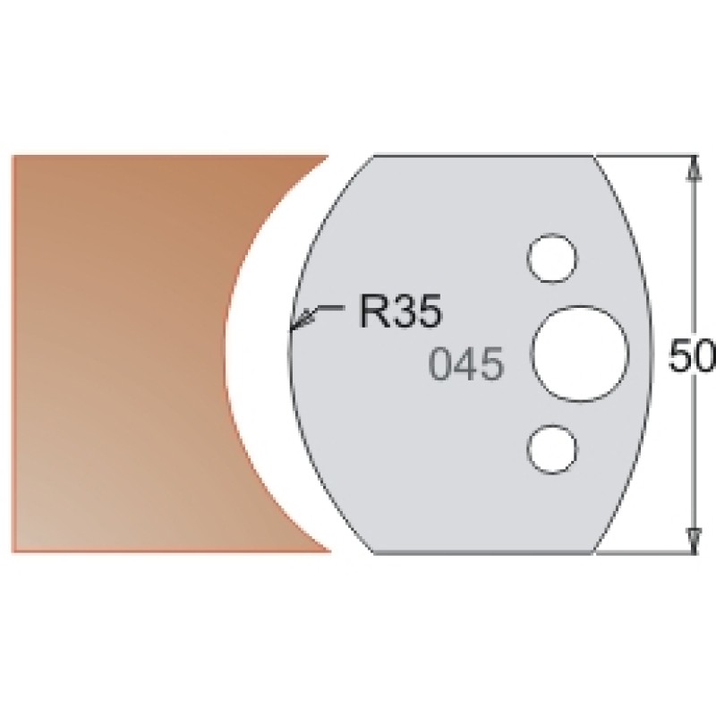 #045 50mm Limiters For MPC Multi Profile Cutter (Set of 2) Dimar 3404550