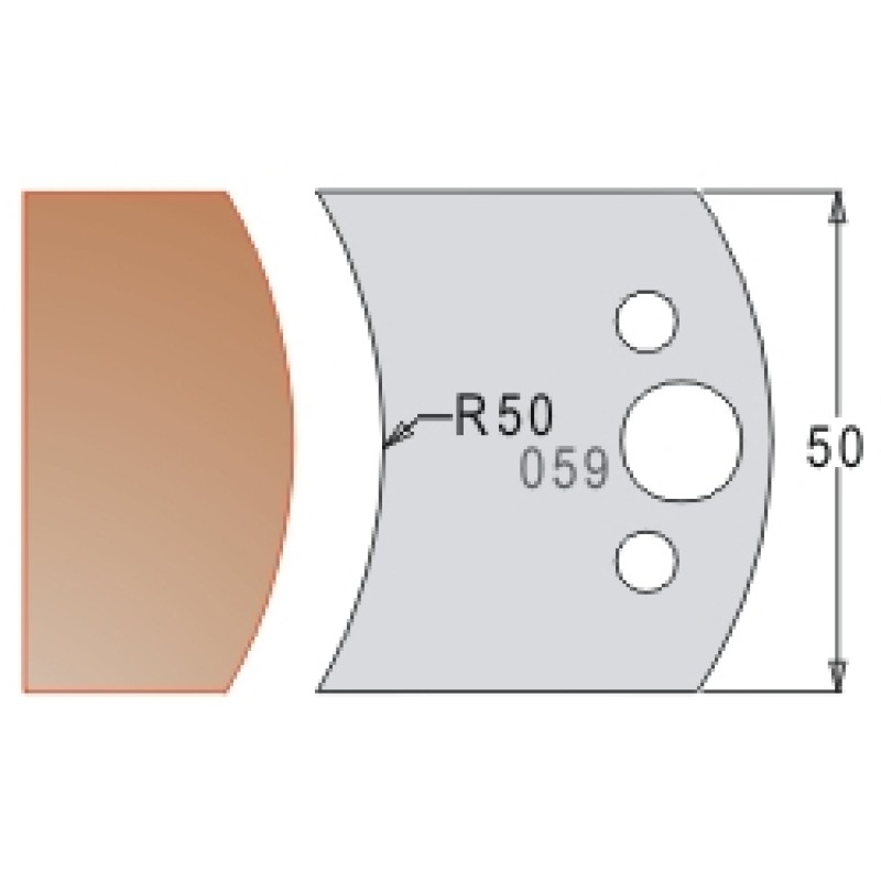 #059 50mm Limiters For MPC Multi Profile Cutter (Set of 2) Dimar 3405950