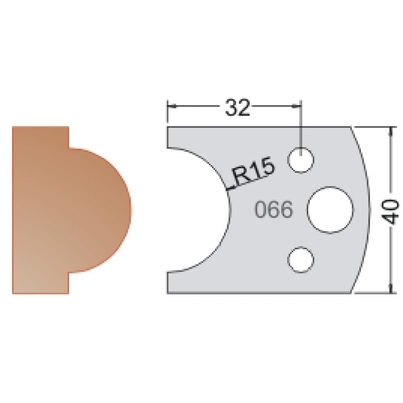 #066 40mm Limiters For MPC Multi Profile Cutter (Set of 2) Dimar 3406640