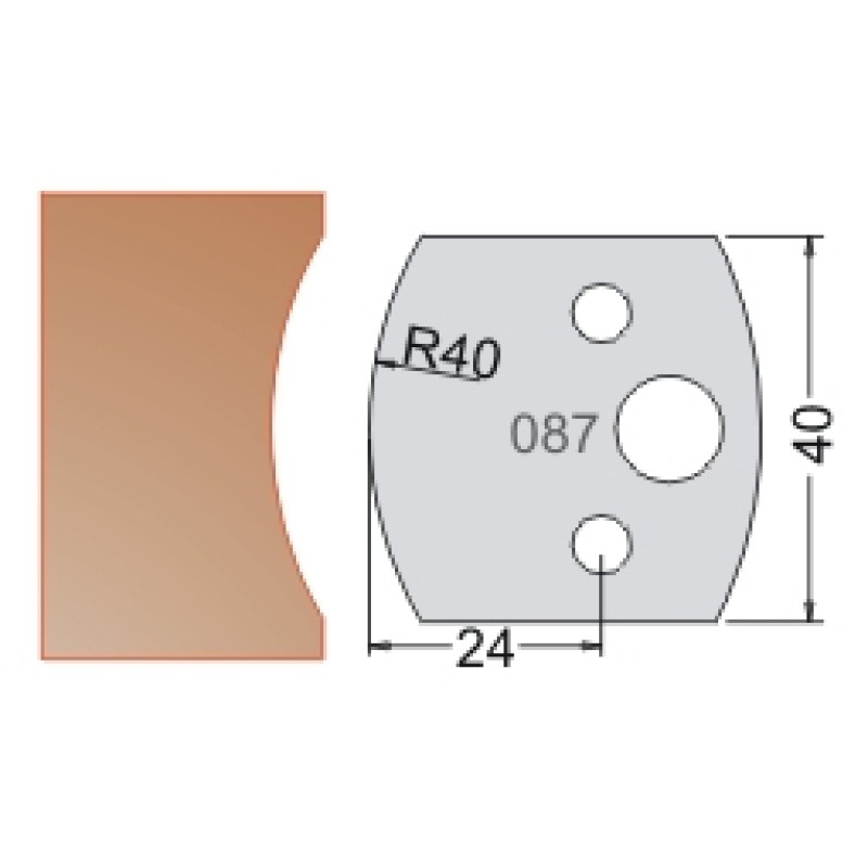 #087 40mm Limiters For MPC Multi Profile Cutter (Set of 2) Dimar 3408740