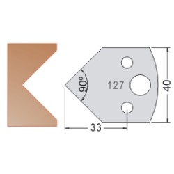 #127 40mm Limiters For MPC Multi Profile Cutter (Set of 2) Dimar 3412740