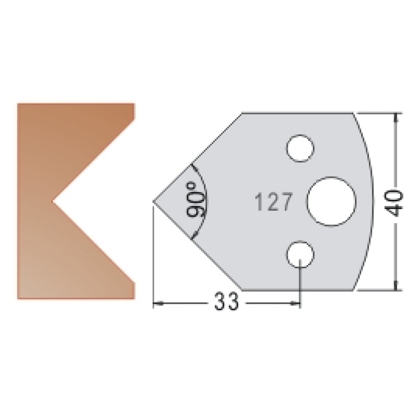 #127 40mm Limiters For MPC Multi Profile Cutter (Set of 2) Dimar 3412740